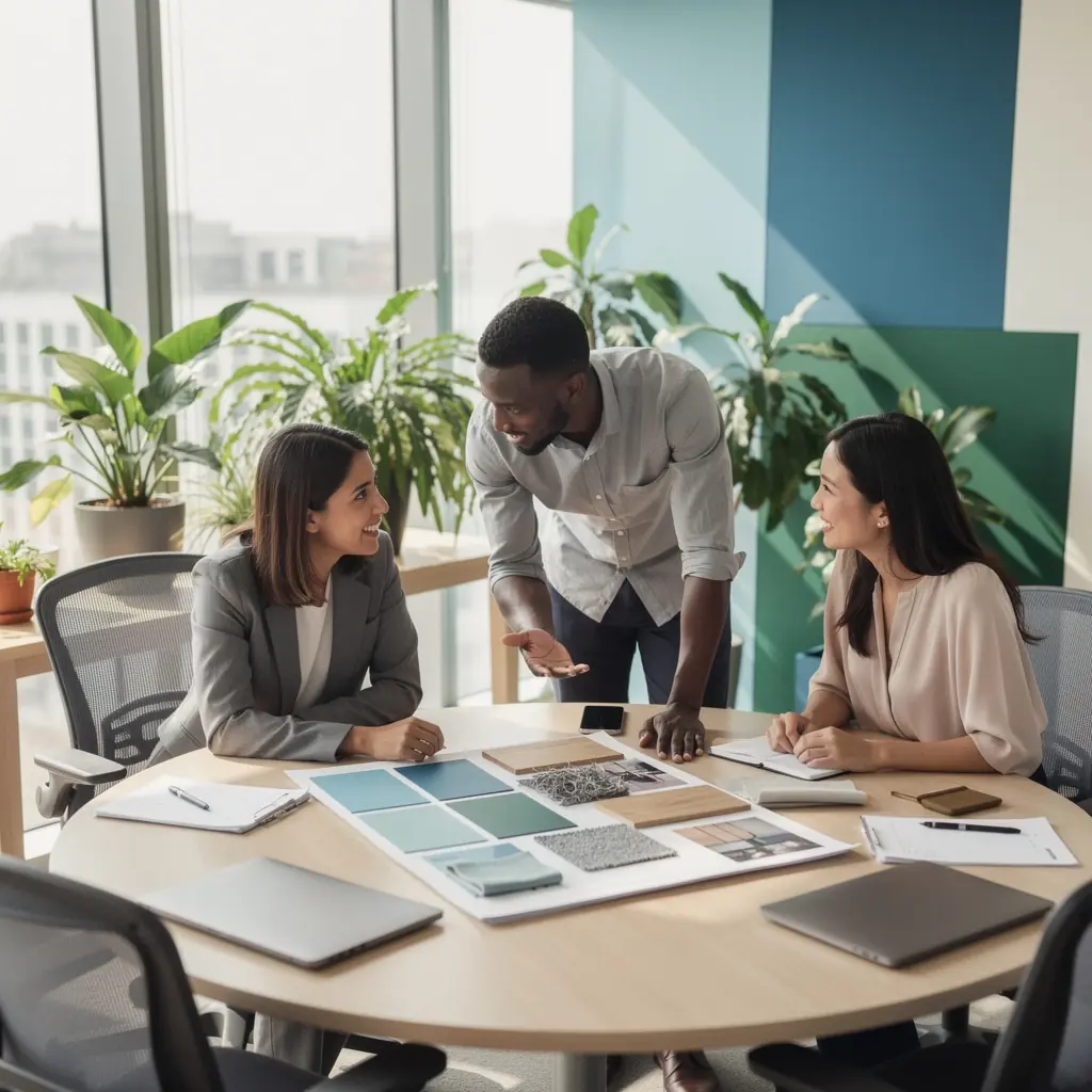 Эффективное размещение указателей и навигационных знаков в офисе.